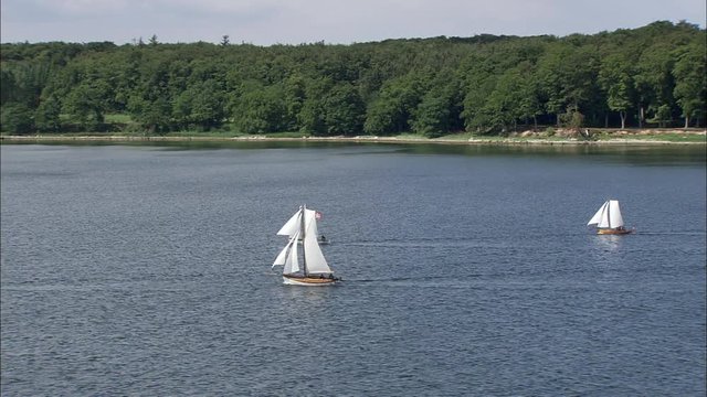 Yachts Off Tasinge Island