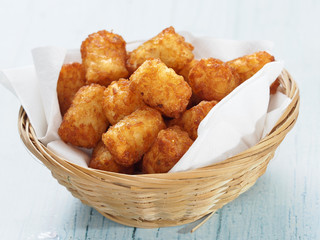 rustic golden potato tater tots