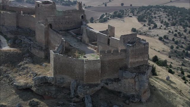 Gormaz Castle On Hill Outside El Burgo De Osma