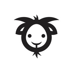 Simple Goat Icon