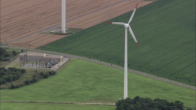 Wind Turbines Near Brehna