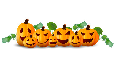 ハロウィン　かぼちゃ　秋　アイコン