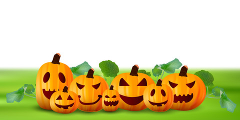 ハロウィン　かぼちゃ　秋　背景