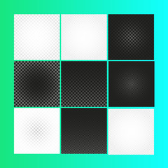 Isolated abstract checkered vector background. Black and white squares backdrop.