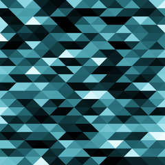 Abstract blue lowpoly designed vector background. Polygonal elements backdrop.