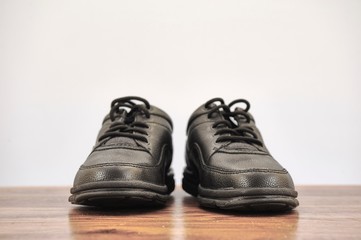 Black Walking Shoes