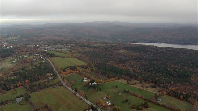 Flight Past Pleasant Lake