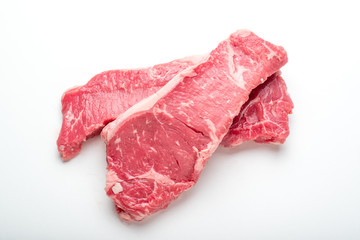 raw new york strip steak