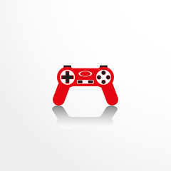 Game joystick. Vector icon. © ivosoier