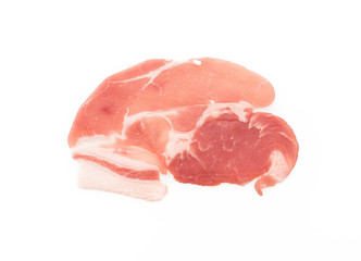 fresh pork sliced