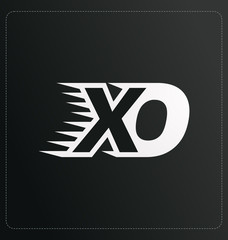 XO Two letter composition for initial, logo or signature