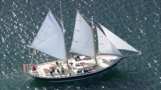 Yacht Under Sail
