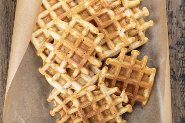 Whole grain waffles.