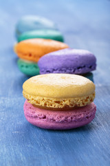 Colorful french macaroon