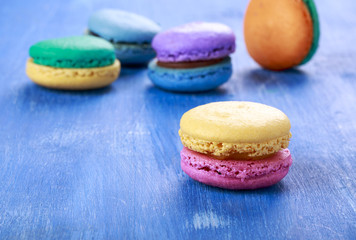 Colorful french macaroon