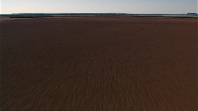 Dried Up Section Of Lake Kemp