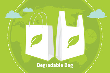 degradable reusable recycle bag