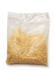 Obraz premium Package of dry white rice