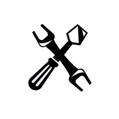 wrench and screwdriver icon