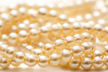 White pearl necklace