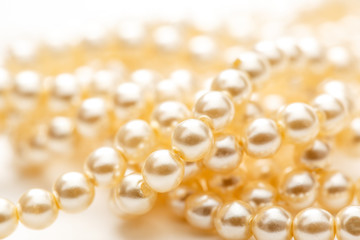 White pearl necklace