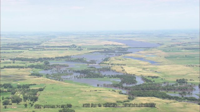James River Flooded Near Huron