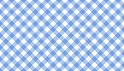 blau weiß Karo Tischdecke Muster kariert 