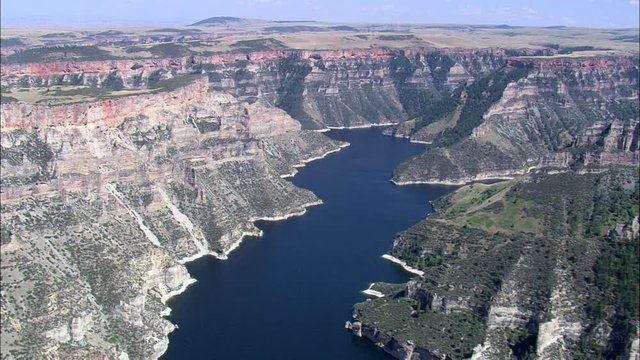 Bighorn Canyon And Speedboat