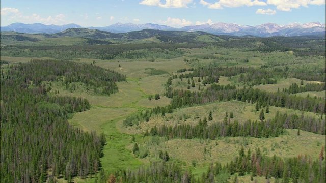 Gros Ventre Range From The Bridger Teton National Forest