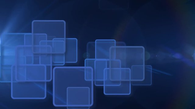blue squares abstract motion background