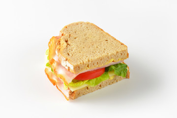 ham and cheese sandwich