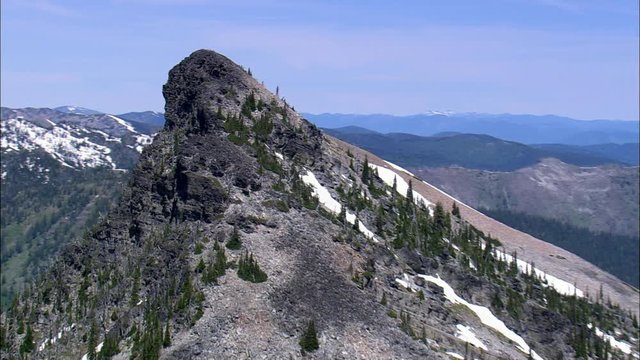 Flight Approaching Mountain