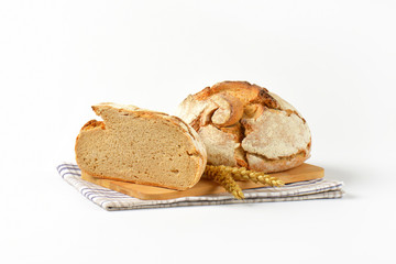 homemade bread with crispy crust