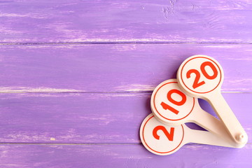 Educational toy for teaching kids numbers. Numbers two, ten, twenty. Early child development. How...