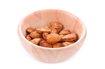 Almond white background.