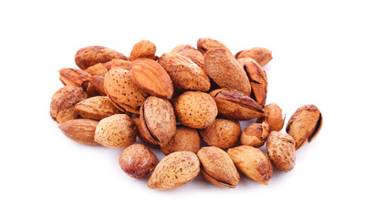 Almond white background.