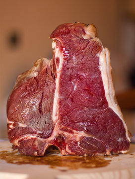 t bone steak, called in Italian Florentine steak