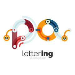 Letter logo business icon