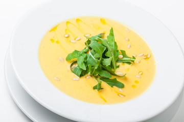 Cream of Cauliflower Soup with Green Herb