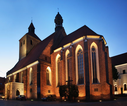 Basilica of St. Nicholas in Grudziadz. Poland
