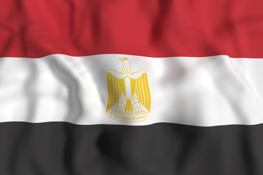 Egypt Flag Waving