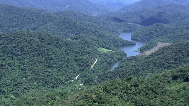 Rio Juquia And Dam