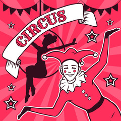 Circus performance advertisement