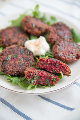 Rote Beete Frikadellen 
