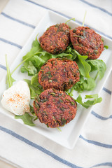 Rote Beete Frikadellen 
