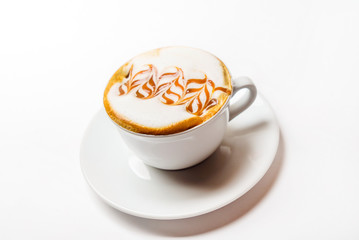 cappuccino with caramel