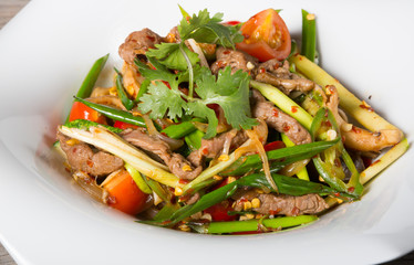 Asian fried meat dish