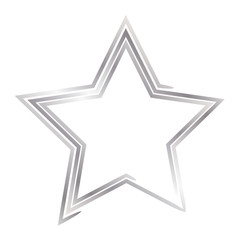 Obraz premium Silberner Stern - Dekoration für Weihnachten, Silvester, Neues Jahr, Neujahr, Jahreswechsel, x mas,xmas, x-mas