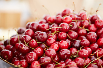 delicious, beautiful large cherry