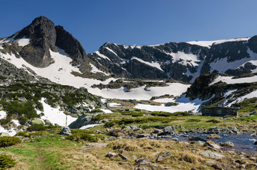 Haramiya peak in Rila mountains